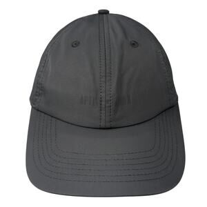 Aptive Strapback Baseball Cap Gray One Size Adjustable 6 Panel Polyester